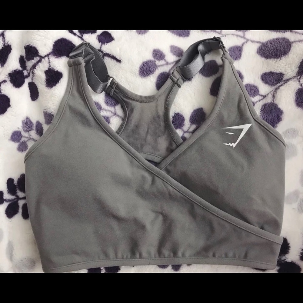 SOLD. Gymshark Grey Elite Sports Bra